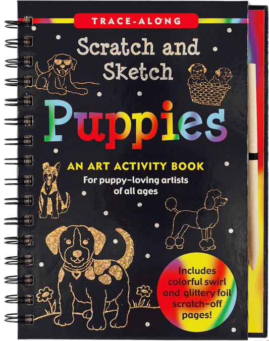 Scratch & Sketch activity book - Puppies - Gizmo Gifts
