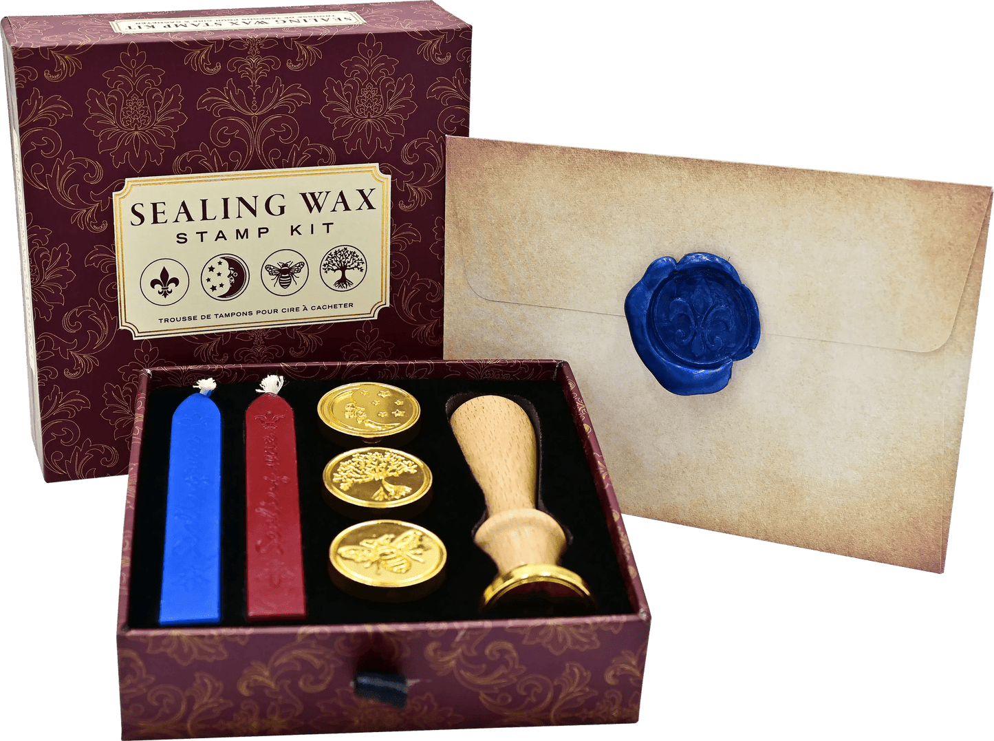 Sealing wax stamp kit - Gizmo Gifts