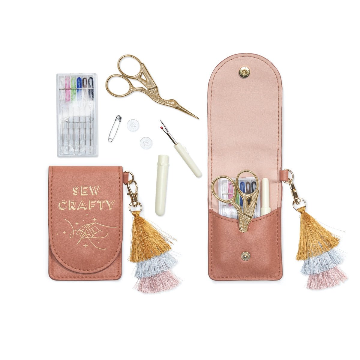 Sew Crafty - Mini Travel sewing kit - Gizmo Gifts
