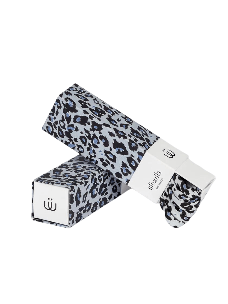 SLIWILS Shoelaces - Snow Leopard ( 120cm) - Gizmo Gifts