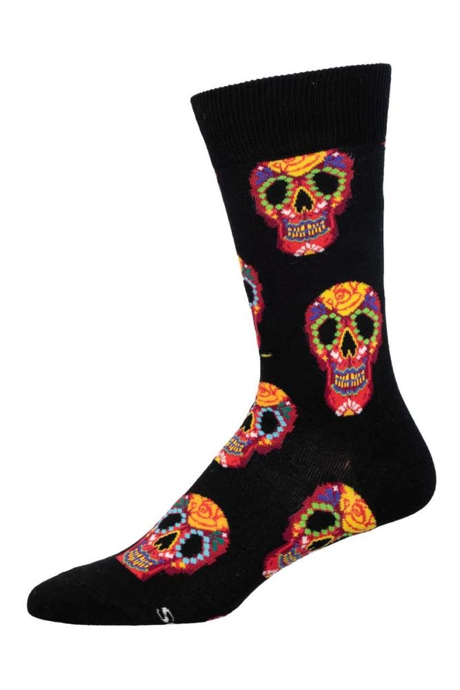 SOCKSMITH Men's socks - Dia DE Los Muertos Skull - Gizmo Gifts