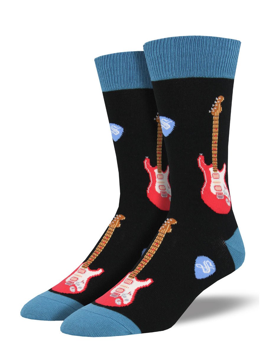 SOCKSMITH Men's socks - Electric guitars - Gizmo Gifts