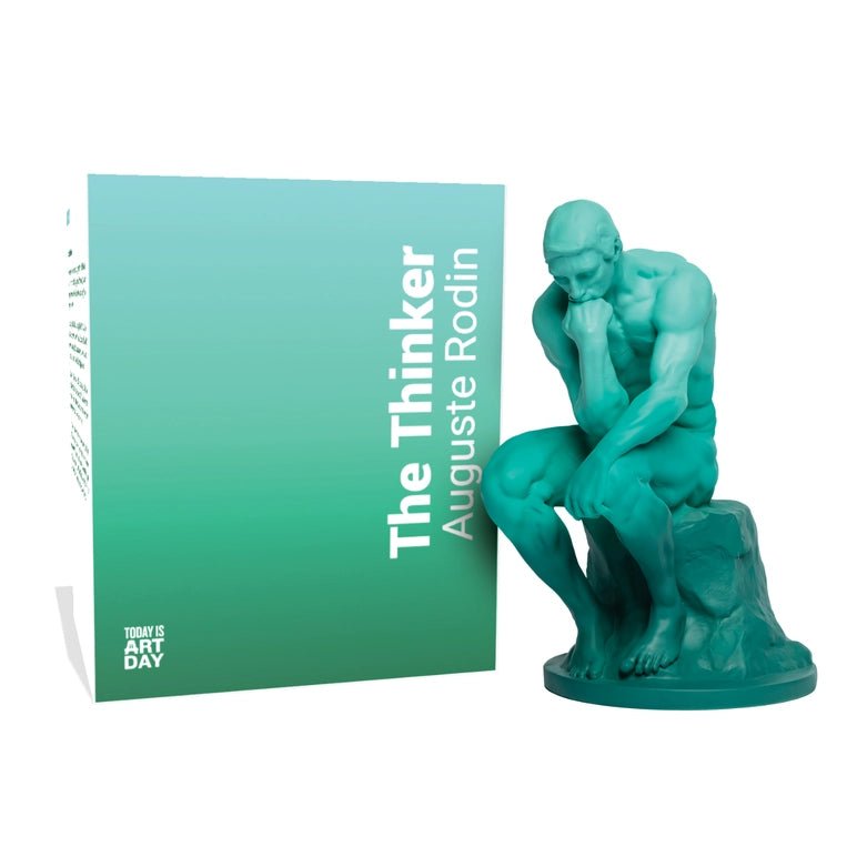 Statue - Rodin's The Thinker (11x14x20cm) by Today is Art Day - Gizmo Gifts