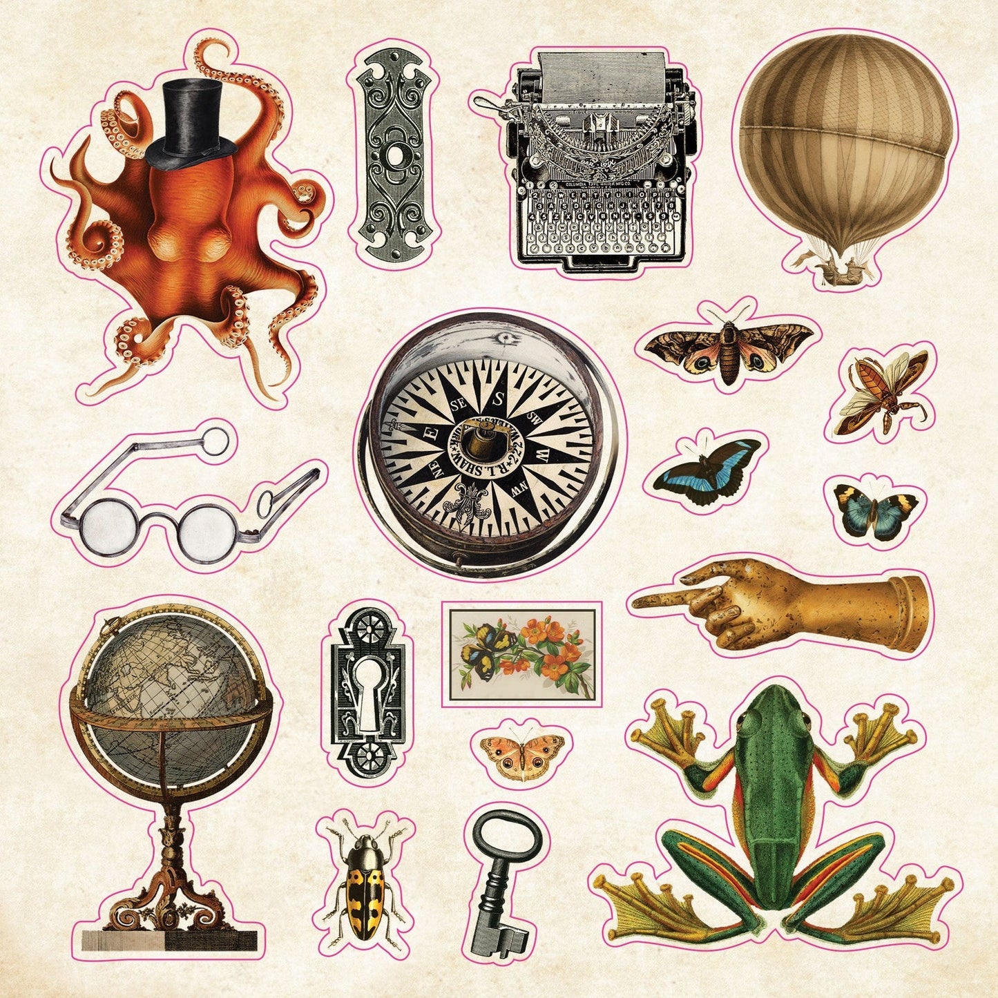 Sticker book of curiosities - Gizmo Gifts