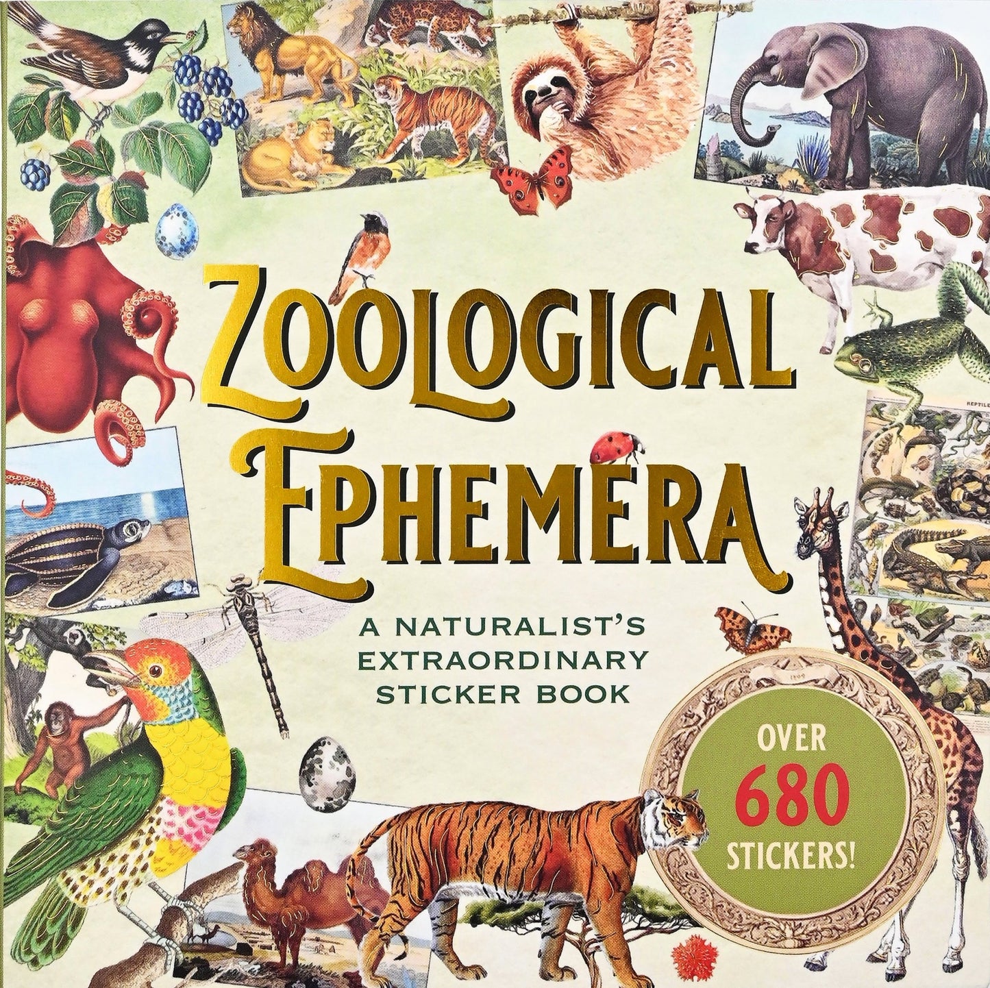 Sticker book Zoological Ephemera - Gizmo Gifts