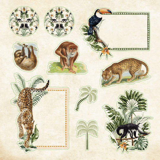 Sticker book Zoological Ephemera - Gizmo Gifts
