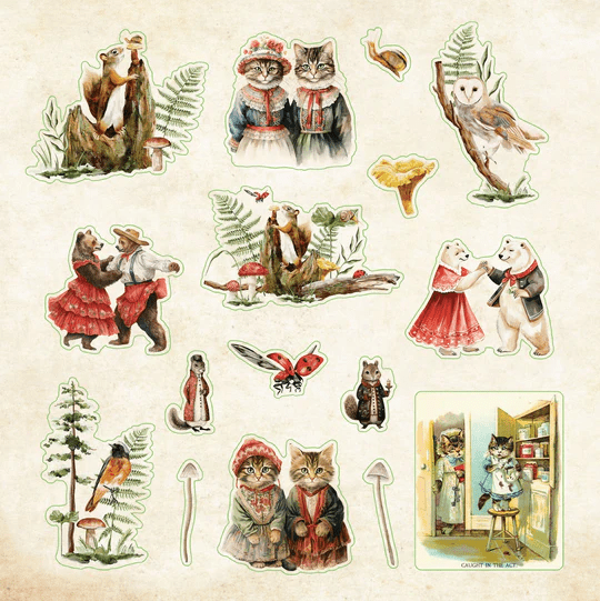 Sticker book Zoological Ephemera - Gizmo Gifts