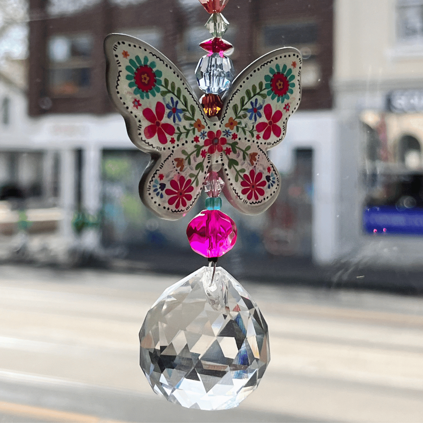 Sun catcher - Crystal butterfly - Gizmo Gifts