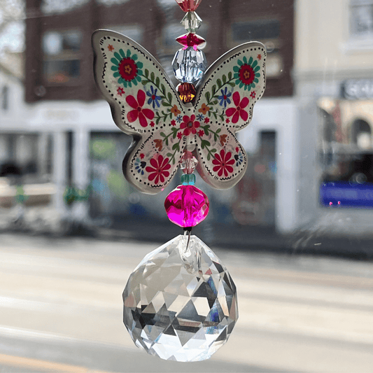 Sun catcher - Crystal butterfly - Gizmo Gifts