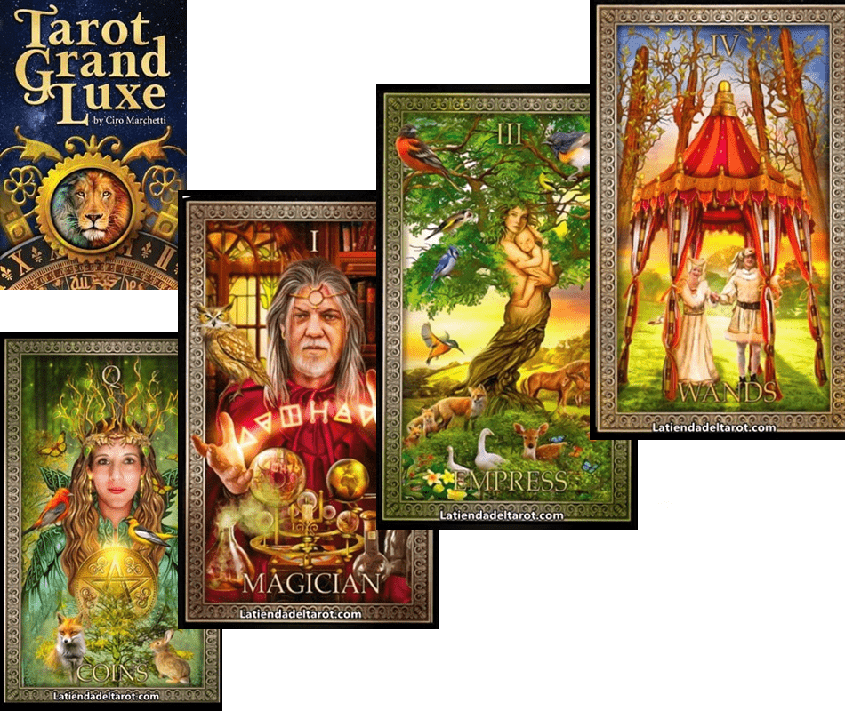 Tarot cards deck Grand Luxe by Ciro Marchetti - Gizmo Gifts