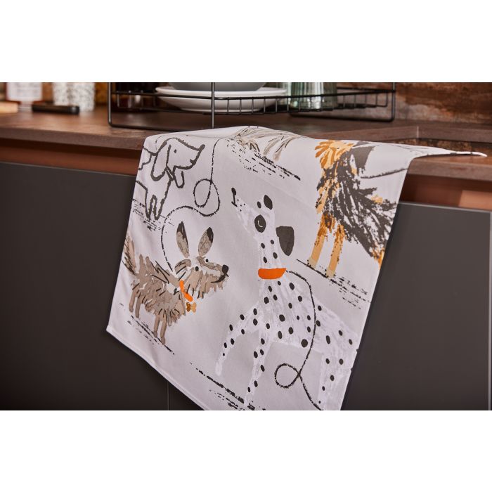 Teatowel - Dog days by ULSTER WEAVERS - Gizmo Gifts