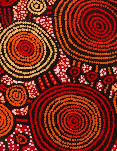 Teddy Gibson Aboriginal art table runner - Gizmo Gifts