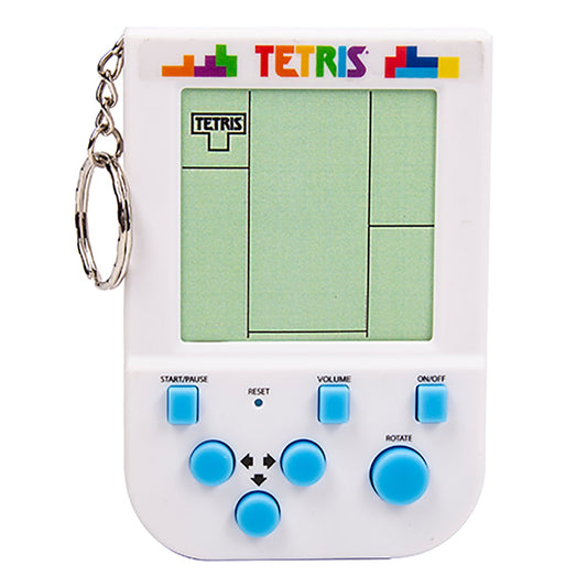 Tetris Arcade keyring and game on a white background - Gizmo Gifts