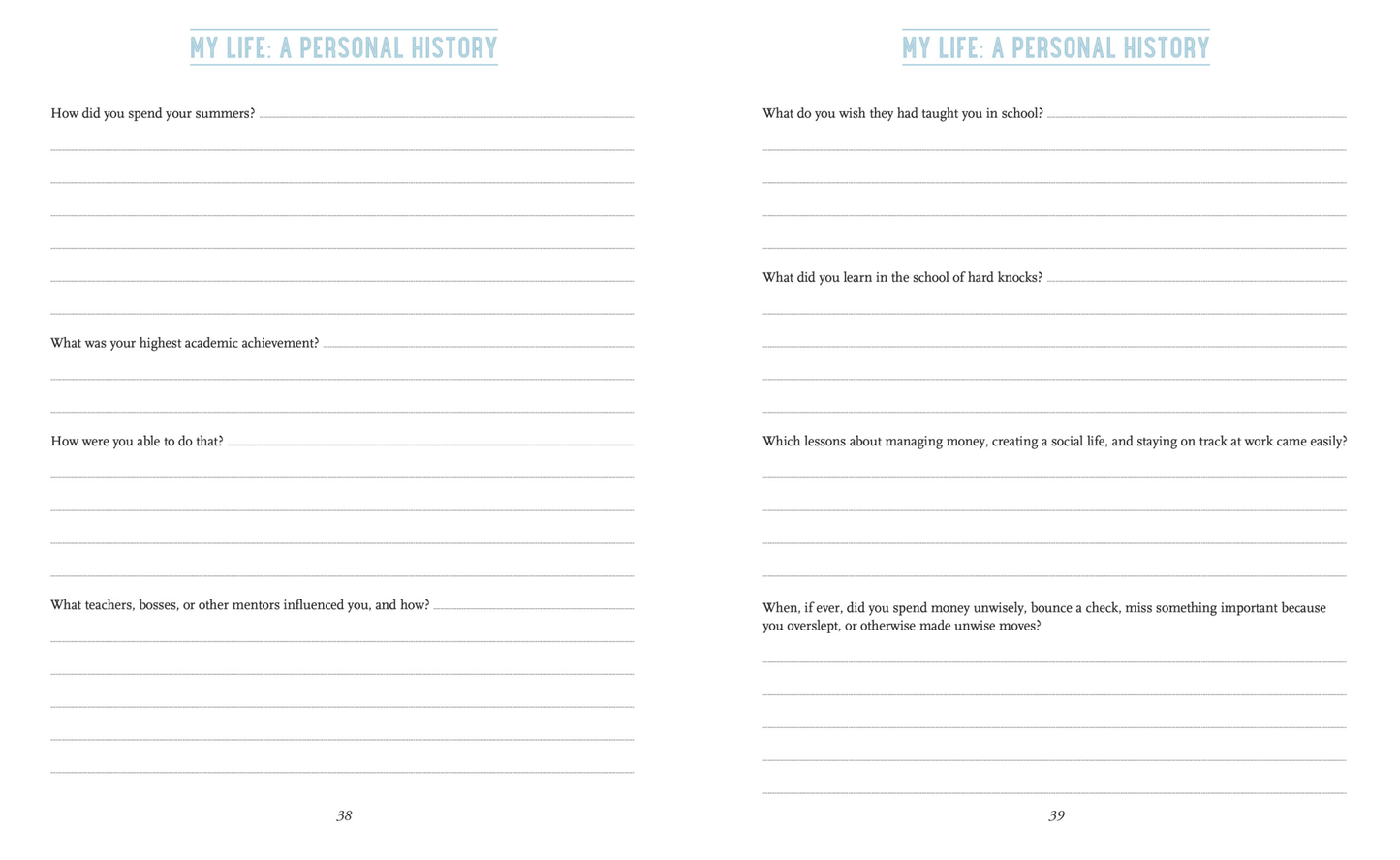 The Book of Me: A DIY Memoir - Gizmo Gifts