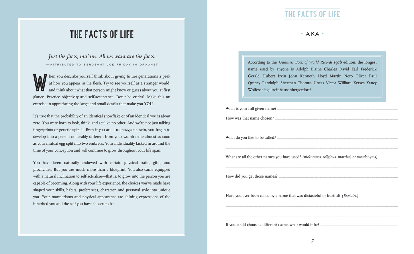 The Book of Me: A DIY Memoir - Gizmo Gifts