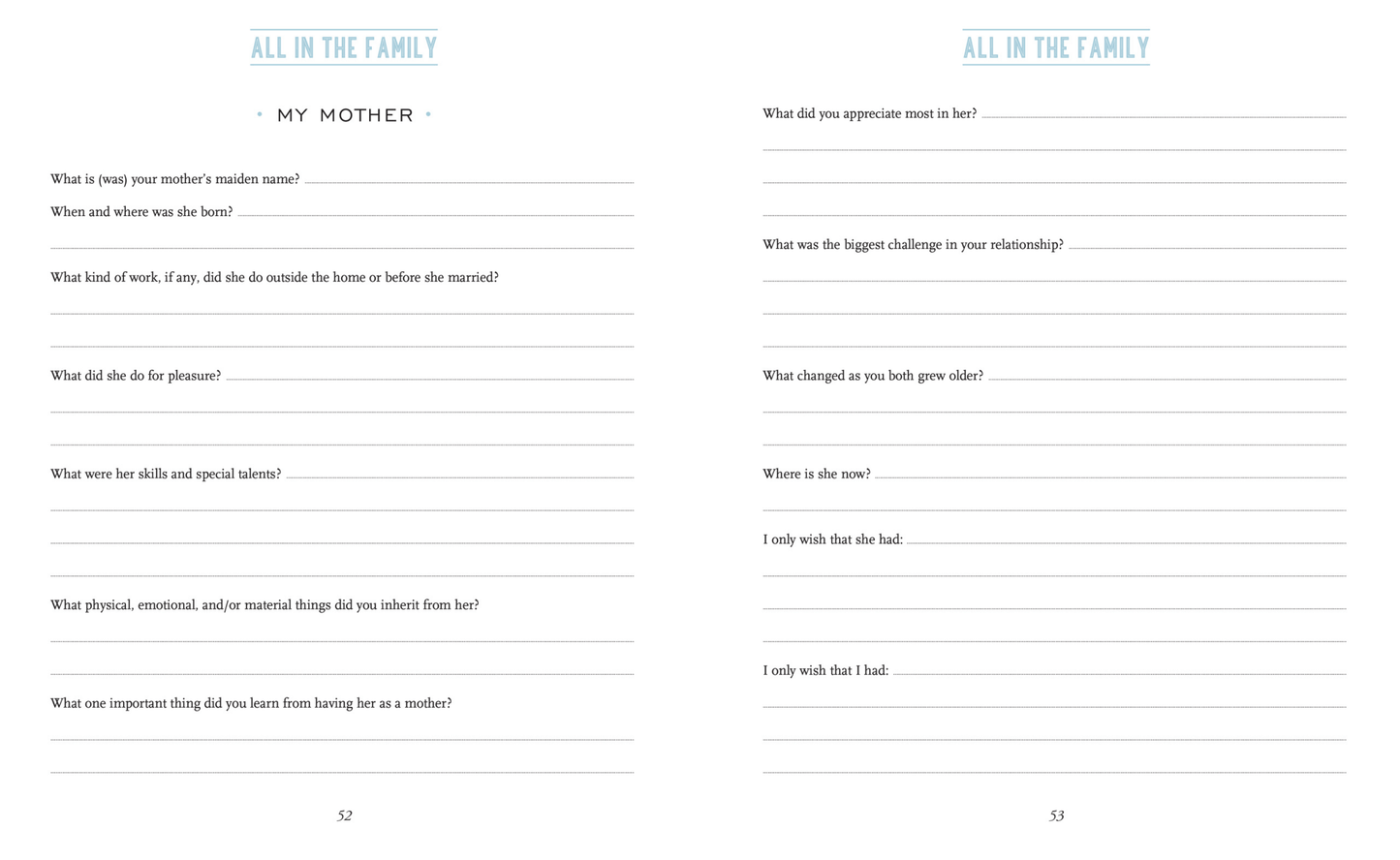 The Book of Me: A DIY Memoir - Gizmo Gifts