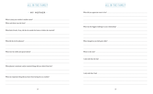 The Book of Me: A DIY Memoir - Gizmo Gifts