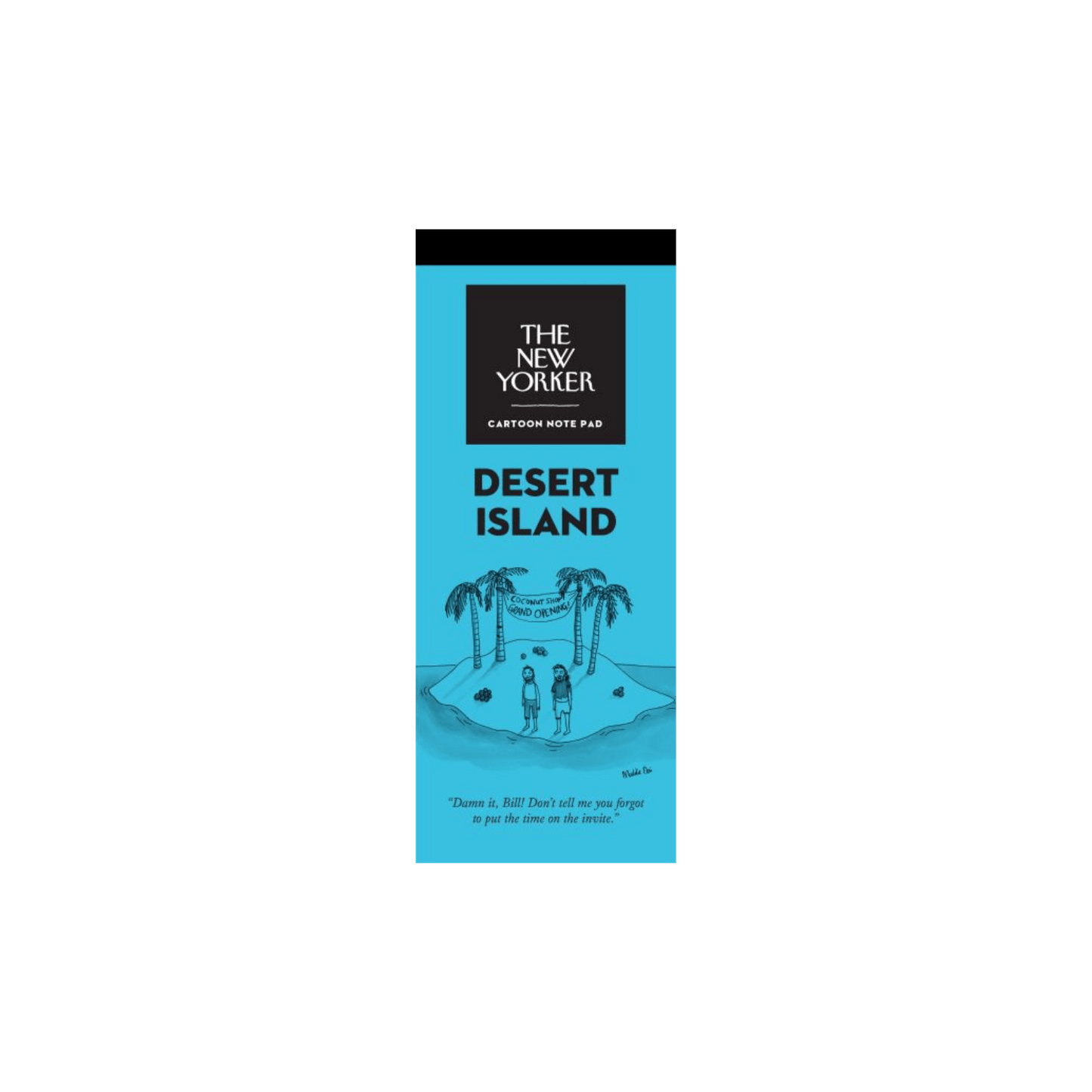 The New Yorker cartoon notepad - Desert Island - Gizmo Gifts