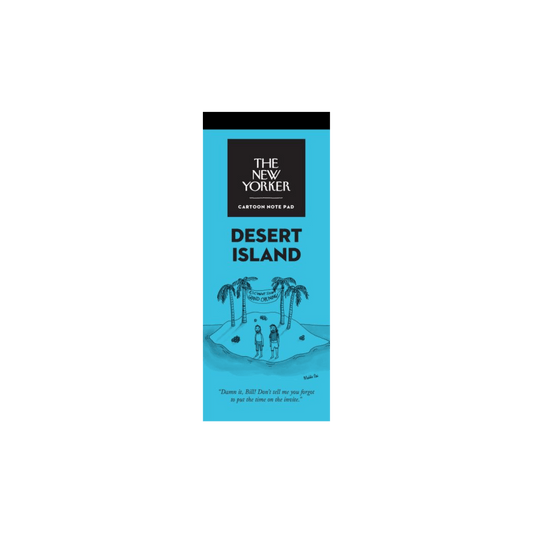 The New Yorker cartoon notepad - Desert Island - Gizmo Gifts