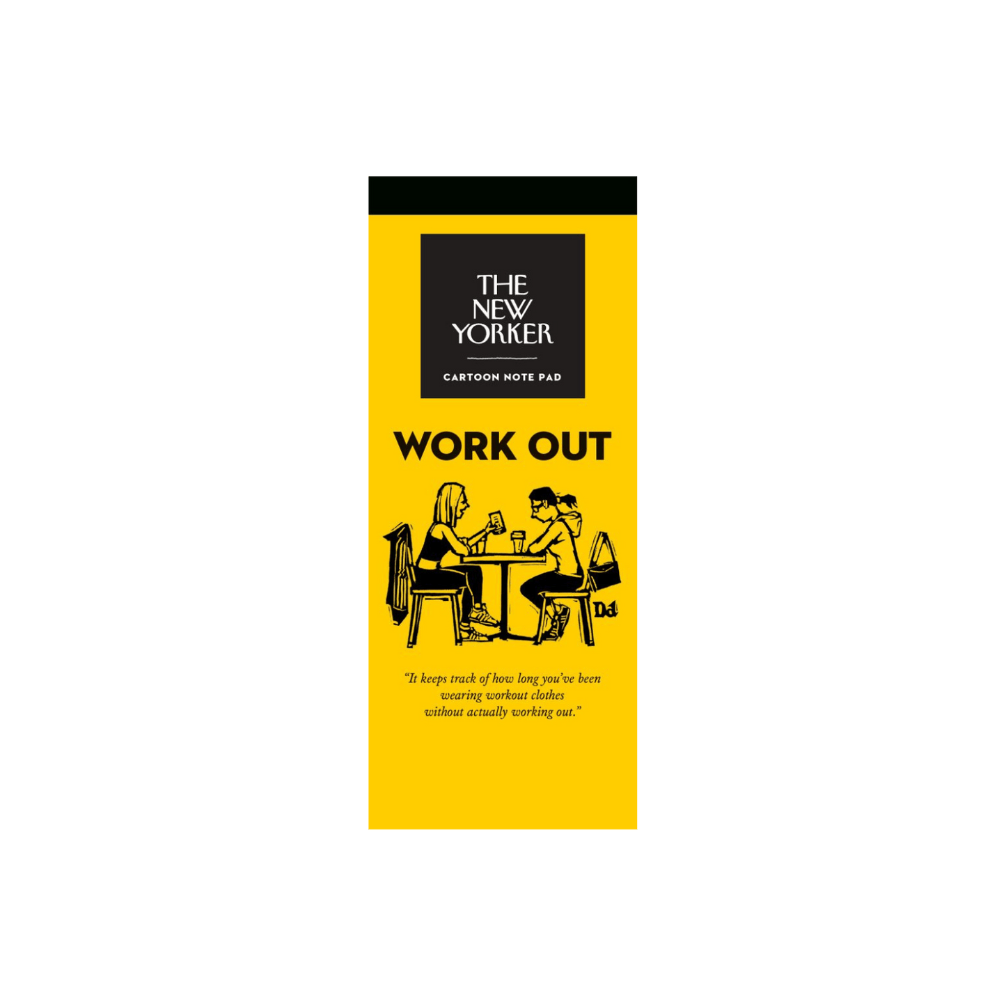 The New Yorker cartoon notepad - Workout - Gizmo Gifts