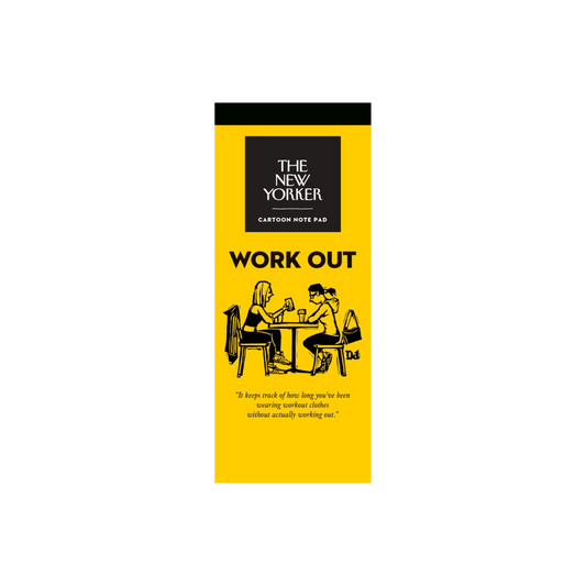 The New Yorker cartoon notepad - Workout - Gizmo Gifts