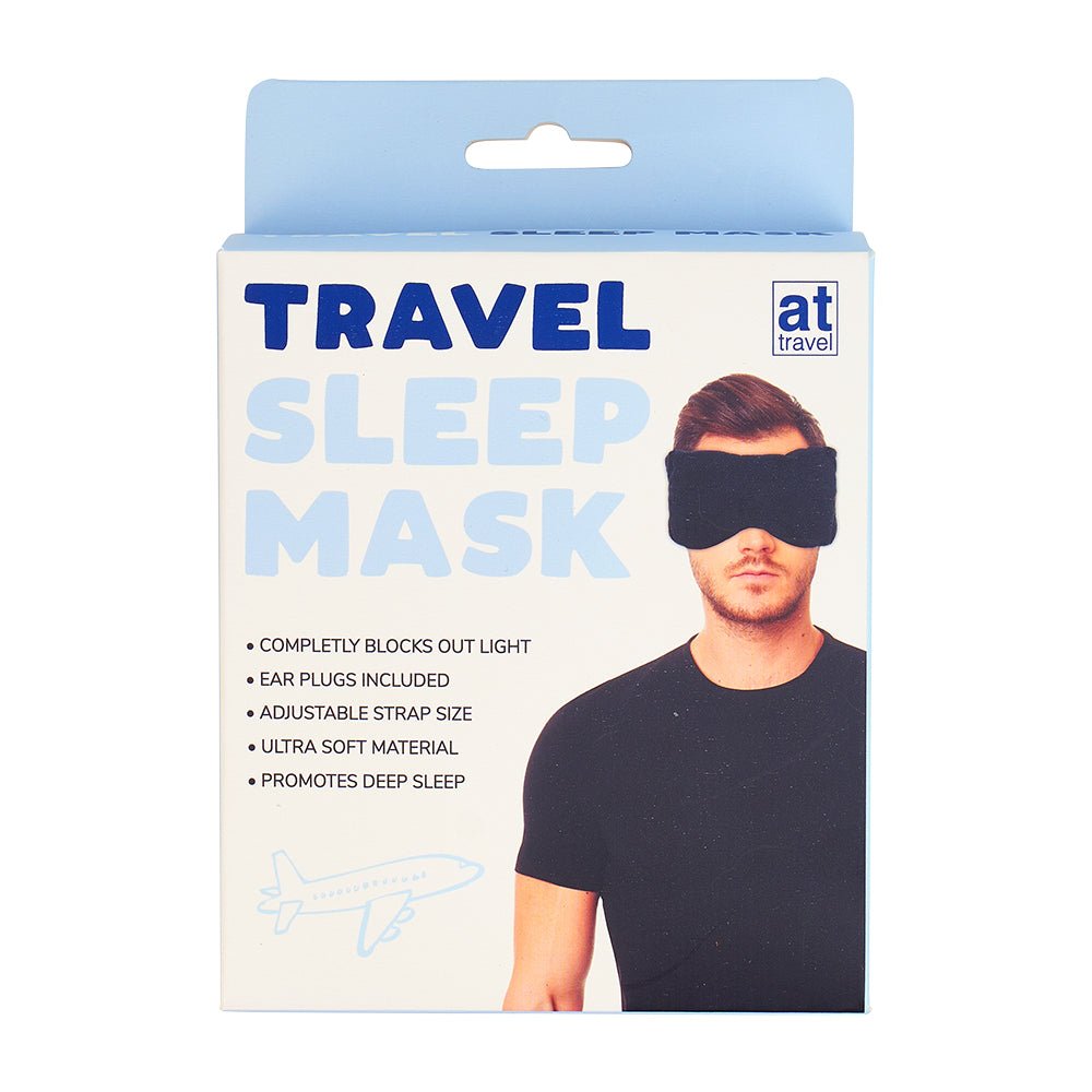 Travel sleep mask (black) - Gizmo Gifts