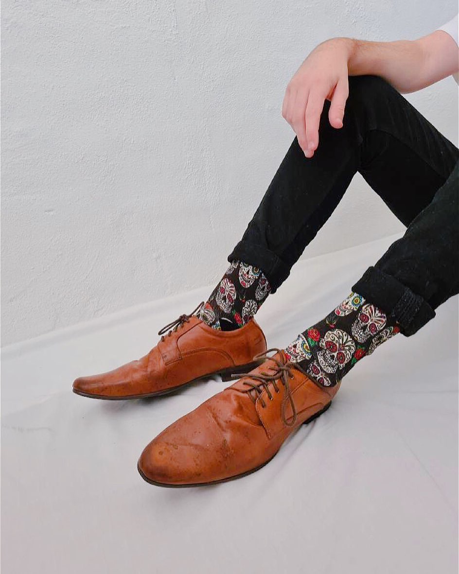 Unisex socks - Calavera by REDFOX SOX - Gizmo Gifts