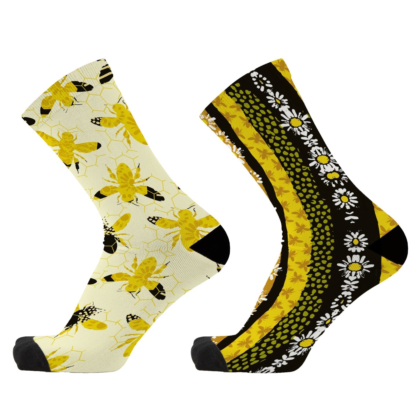 Unisex socks - Honey to the bee by RedFoxSox - Gizmo Gifts