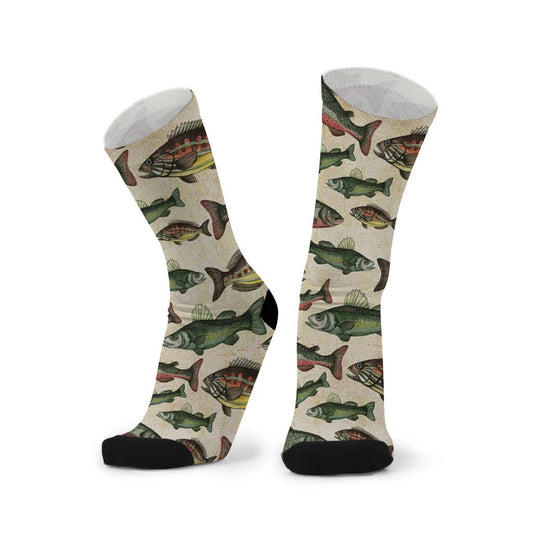 Unisex socks - Something Fishy by REDFOXSOX - Gizmo Gifts