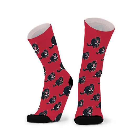 Unisex socks - Tassie Devil by REDFOXSOX - Gizmo Gifts