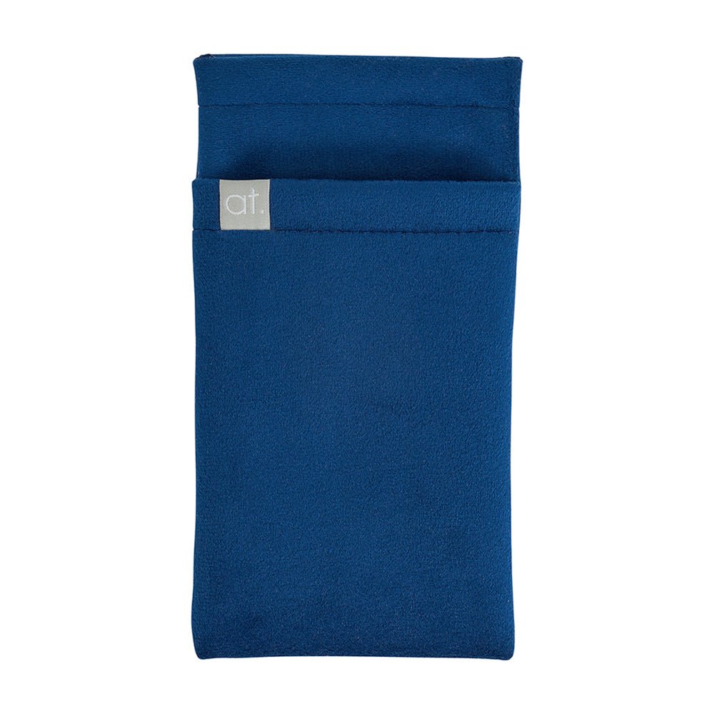 Velvet glasses case with dual compartments - Gizmo Gifts