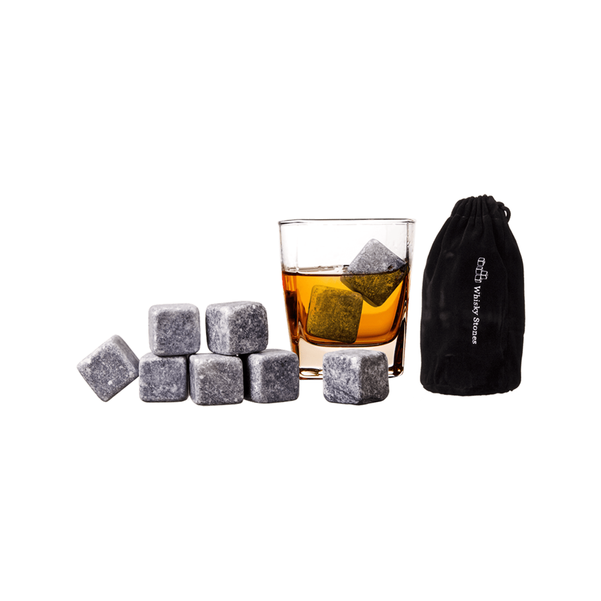 Whisky rocks set of 9(with bag) - Gizmo Gifts