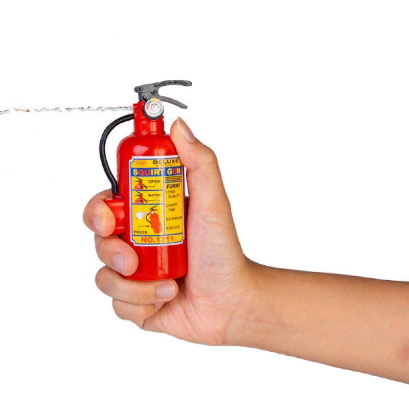 World's smallest fire extinguisher squirt gun - Gizmo Gifts