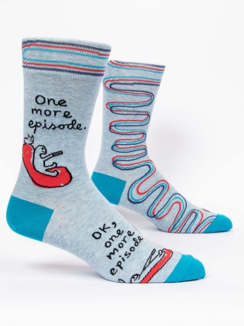 BLUEQ men’s crew socks - One more episode - Gizmo Gifts