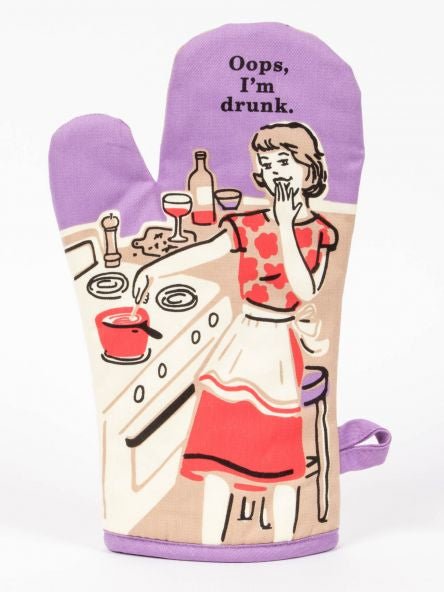 BLUEQ - Oven glove - Oops I’m drunk - Gizmo Gifts