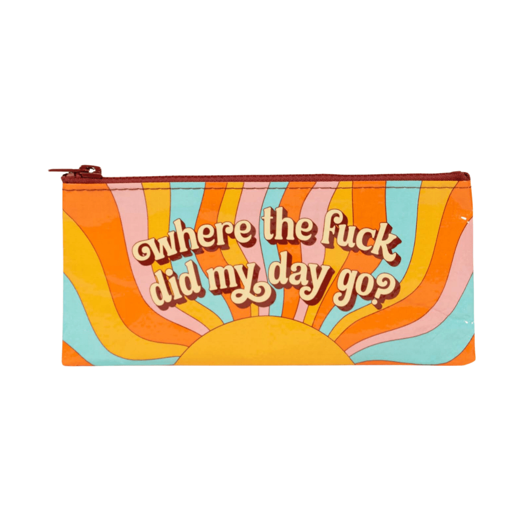BLUEQ Pencil case - Where'd my day go? - Gizmo Gifts