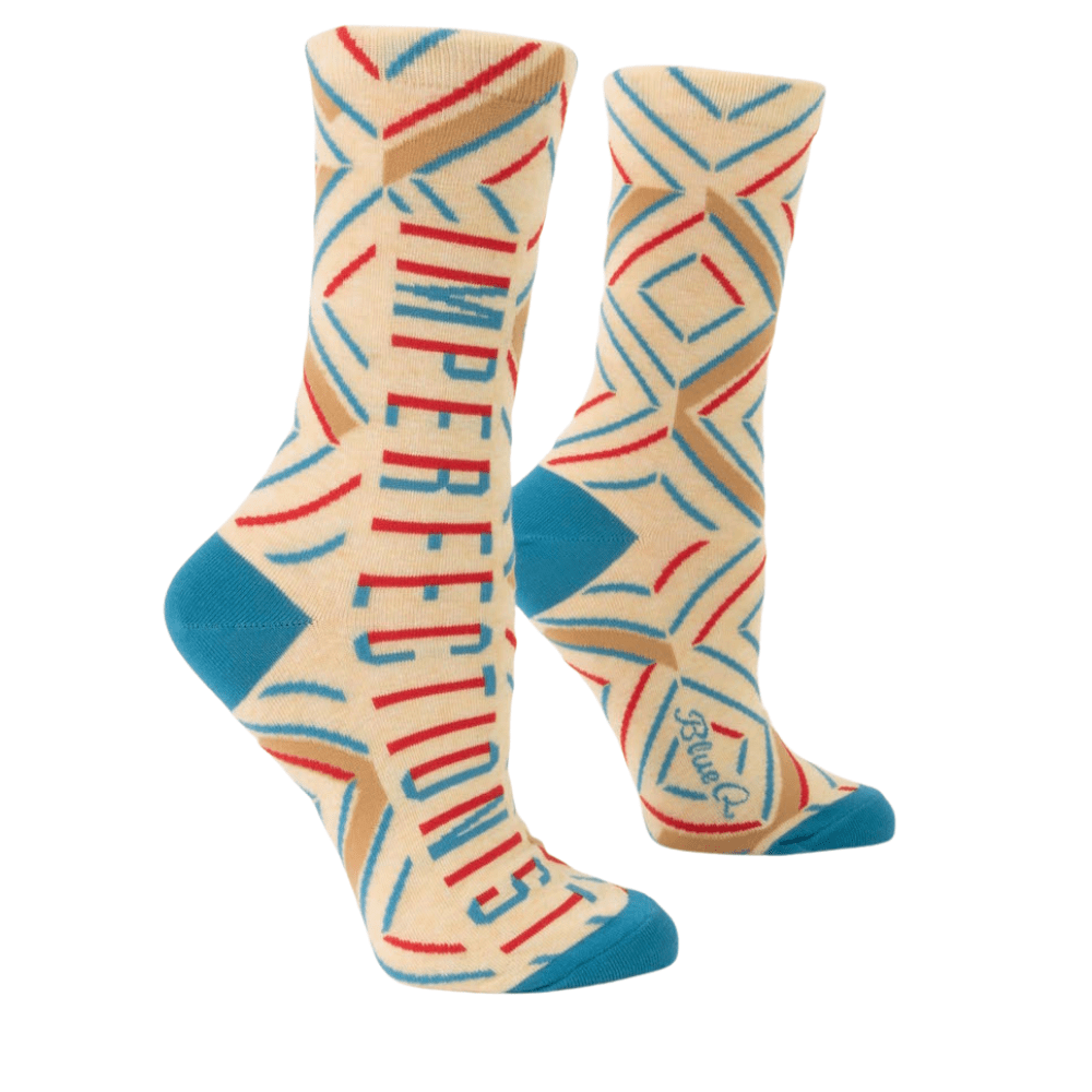 BLUEQ women's crew socks Imperfectionist - Gizmo Gifts