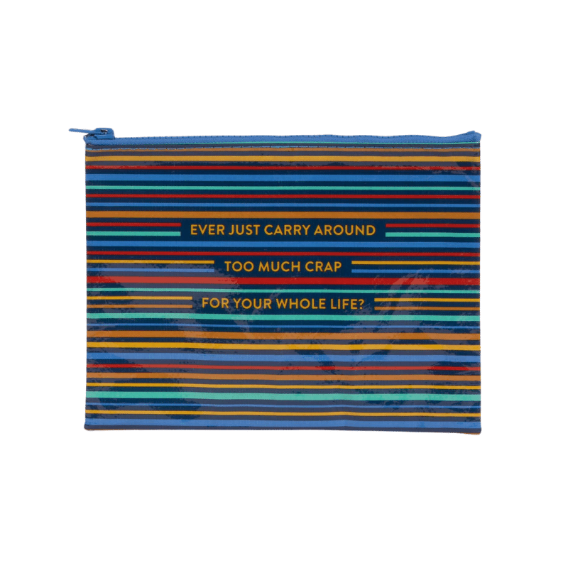 Blueq Zipper pouch - Carry too much - Gizmo Gifts