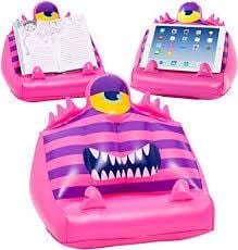 The BOOKMONSTER air- book and tablet holder pink
