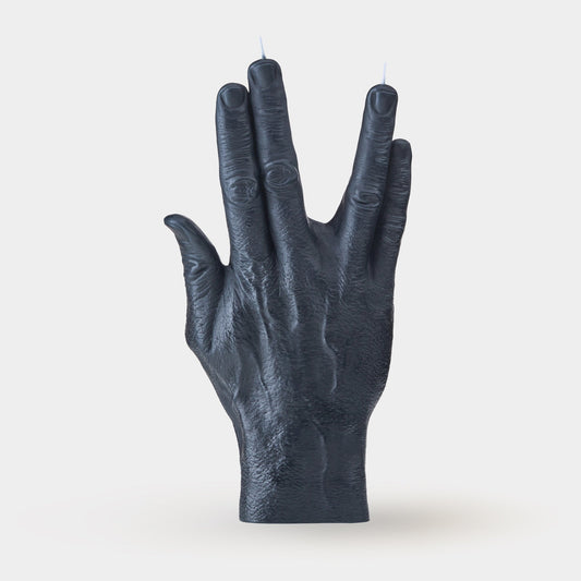 CANDLE HAND Llap gesture black - Gizmo Gifts