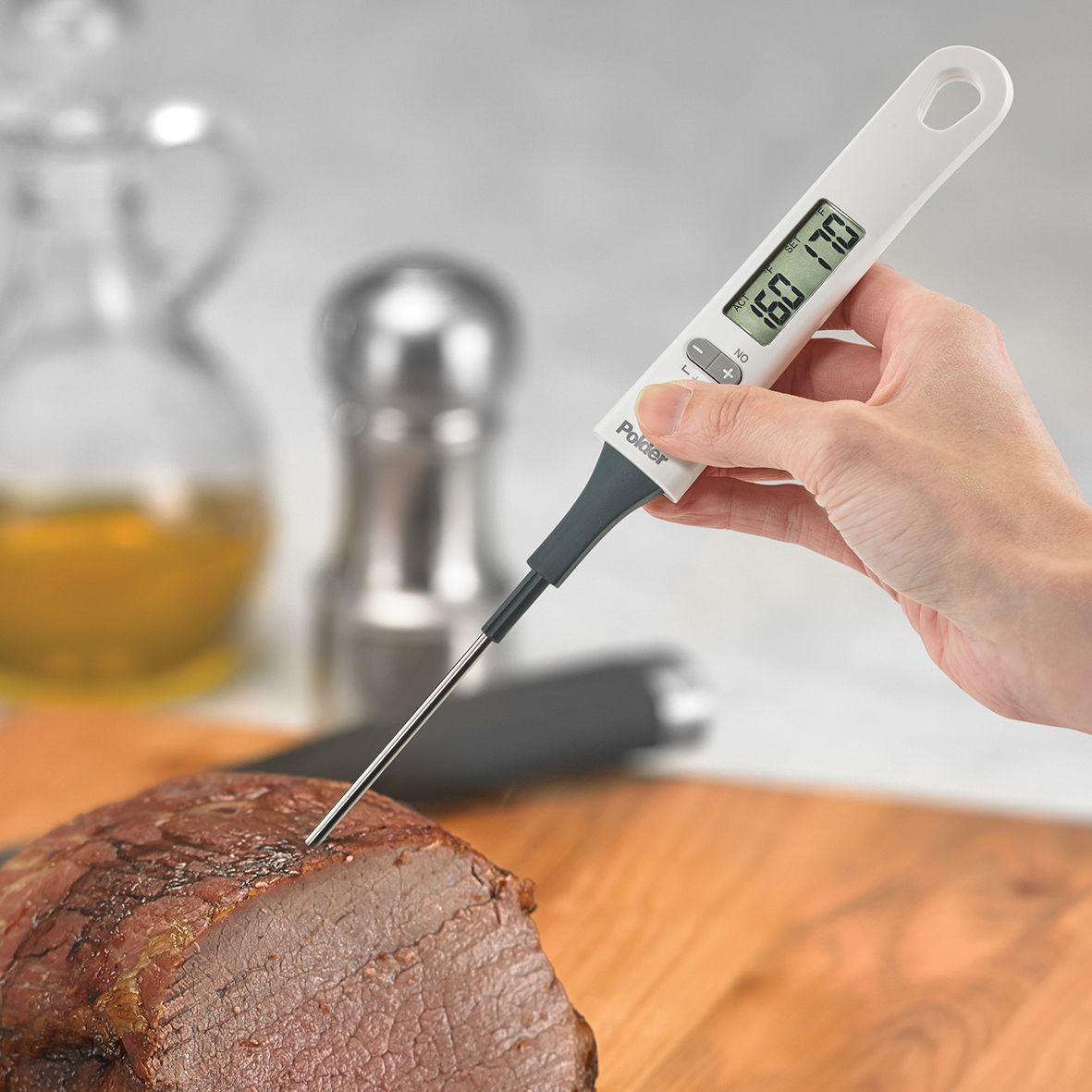 Digital baking & candy thermometer by POLDER - Gizmo Gifts