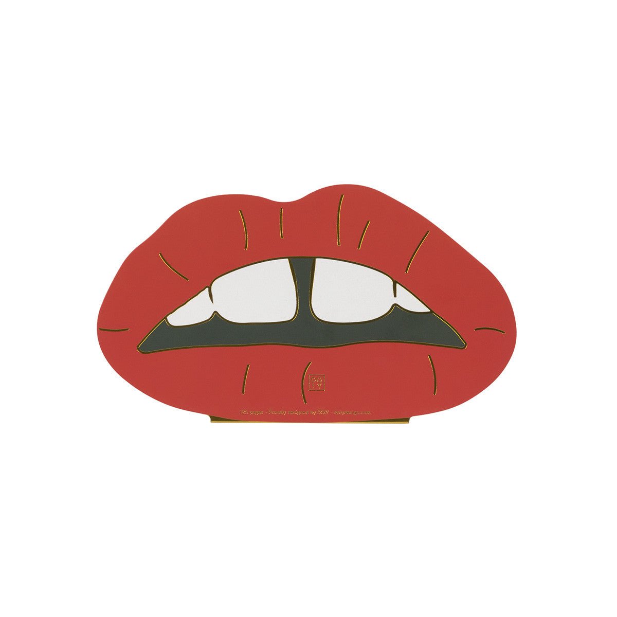 DOIY Oversized notebook - Red lips - Gizmo Gifts