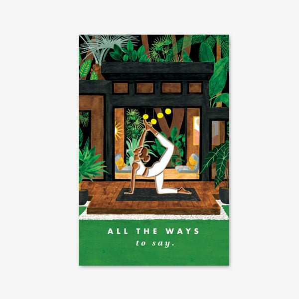 Enamel pin - Yoga by All the ways to say - Gizmo Gifts