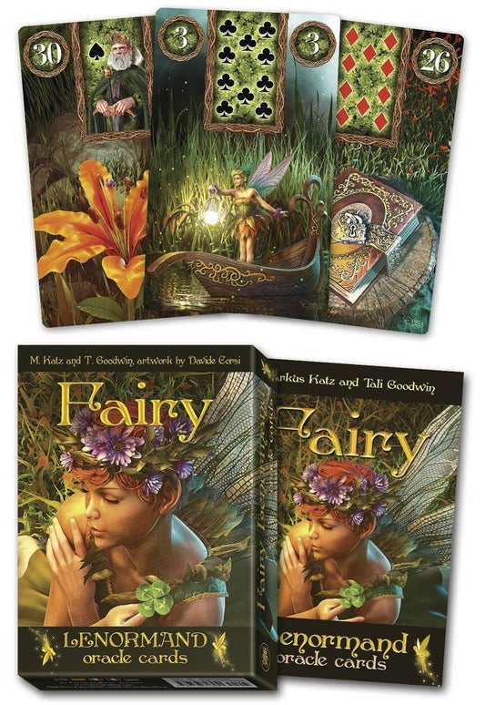 Fairy Lenormand Oracle card deck (Authors: Davide Corsi and Barbara Moore) - Gizmo Gifts