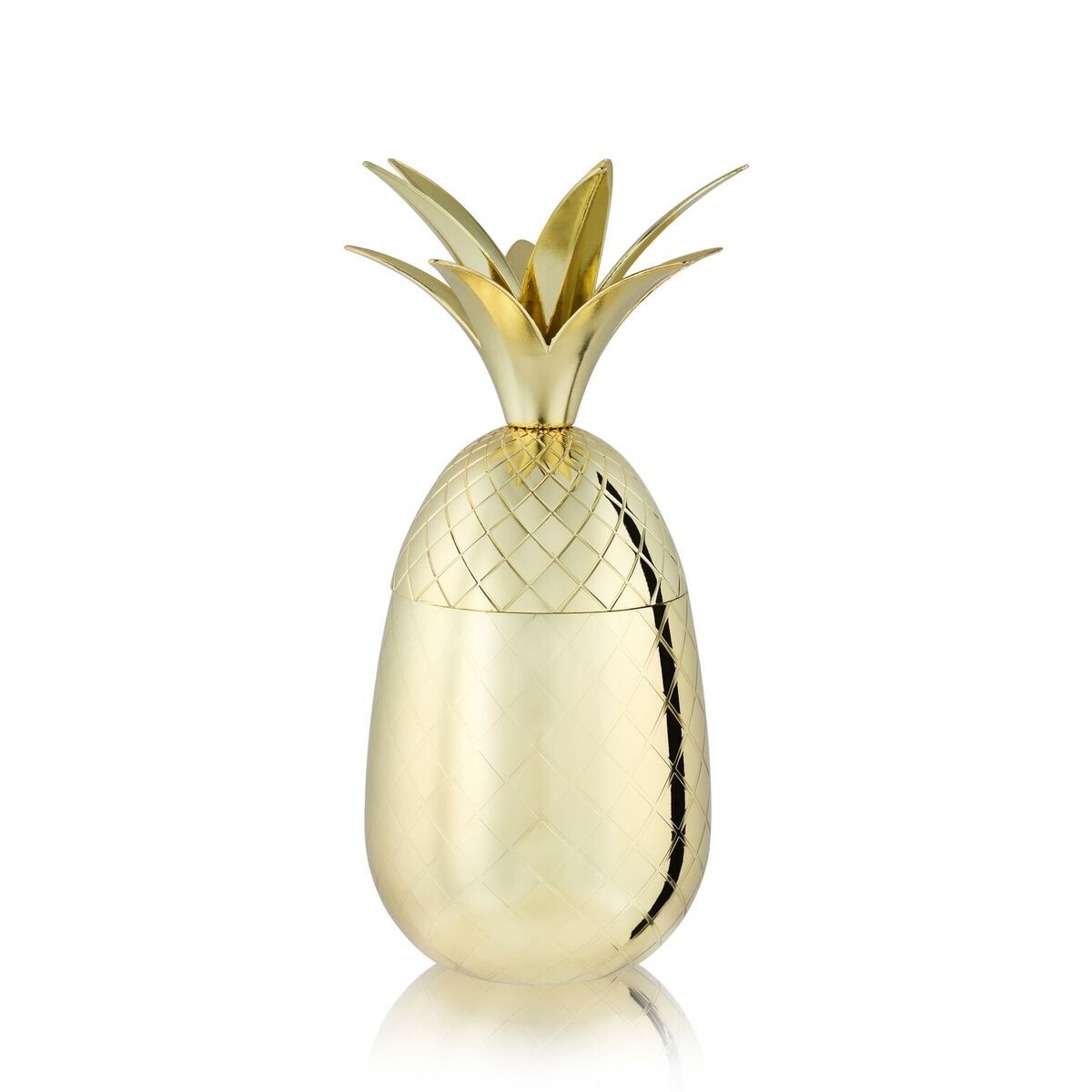 Gold pineapple tumbler 16oz by VISKI - Gizmo Gifts