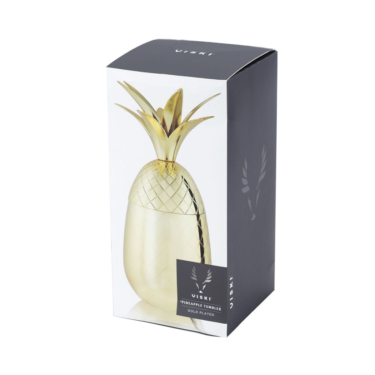 Gold pineapple tumbler 16oz by VISKI - Gizmo Gifts