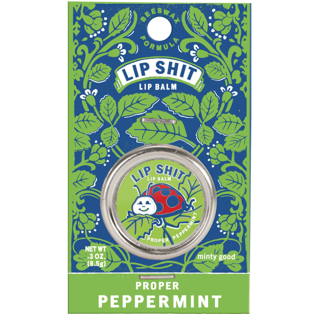 Lip Shit (lip balm) - Peppermint by BlueQ - Gizmo Gifts
