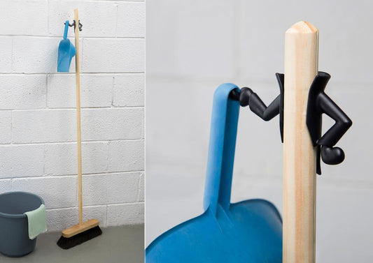 MR BROOMAN broomholder by PELEG Design - Gizmo Gifts