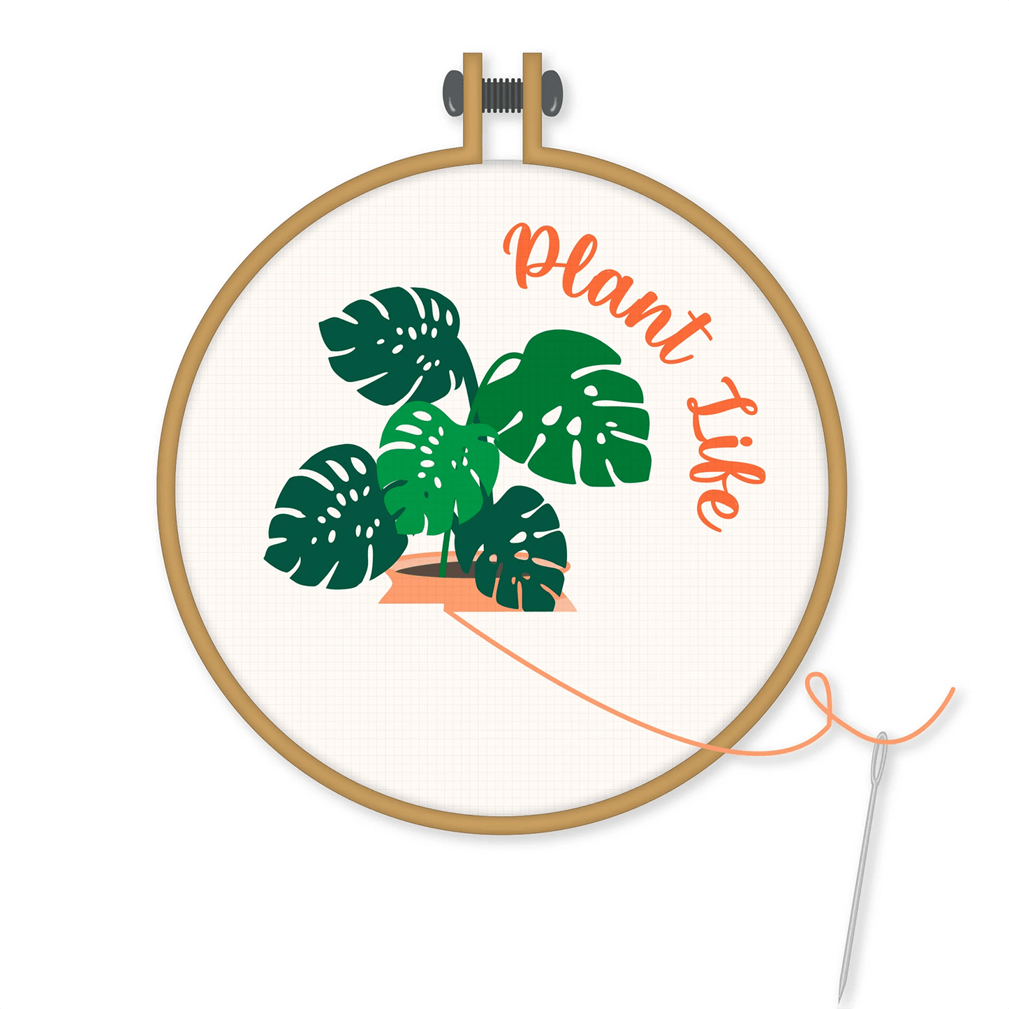 NPW Plant life cross - stitch kit - Gizmo Gifts