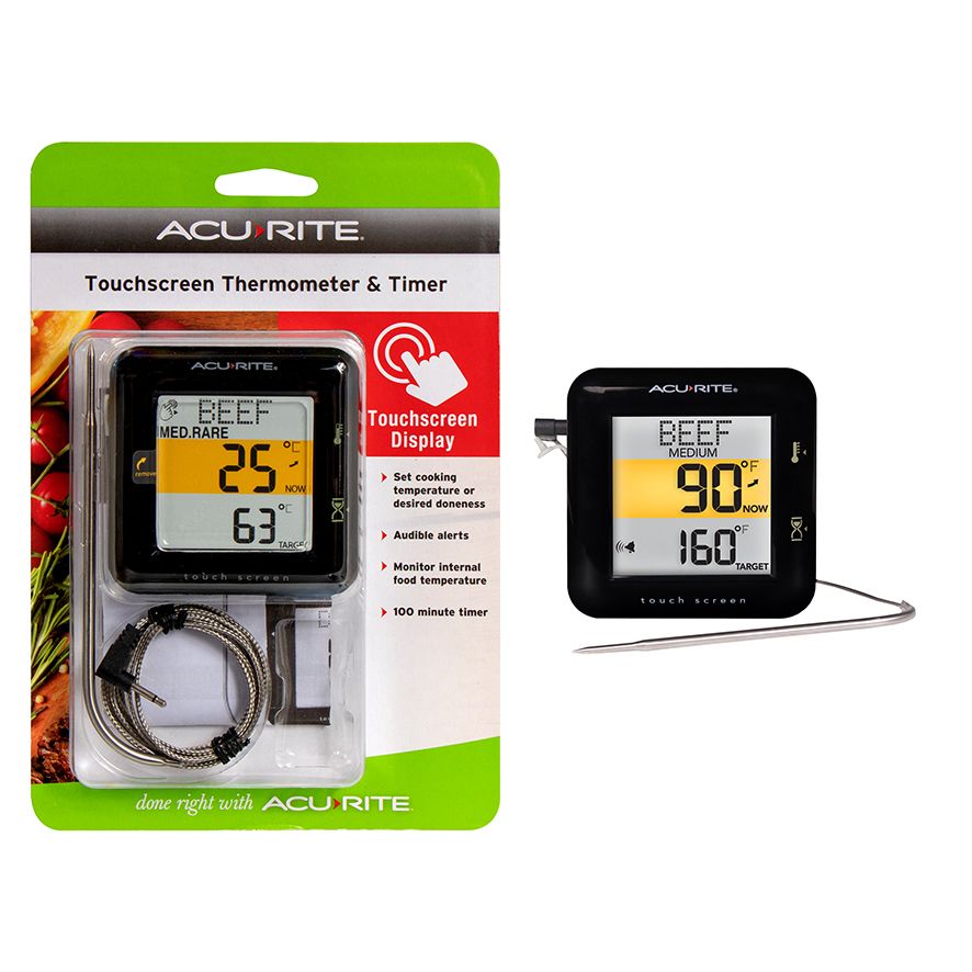 Touchscreen thermometer and timer by ACURITE - Gizmo Gifts
